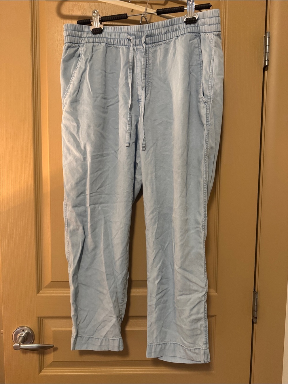 GAP Light Blue Women's Drawstring Ankle Pants